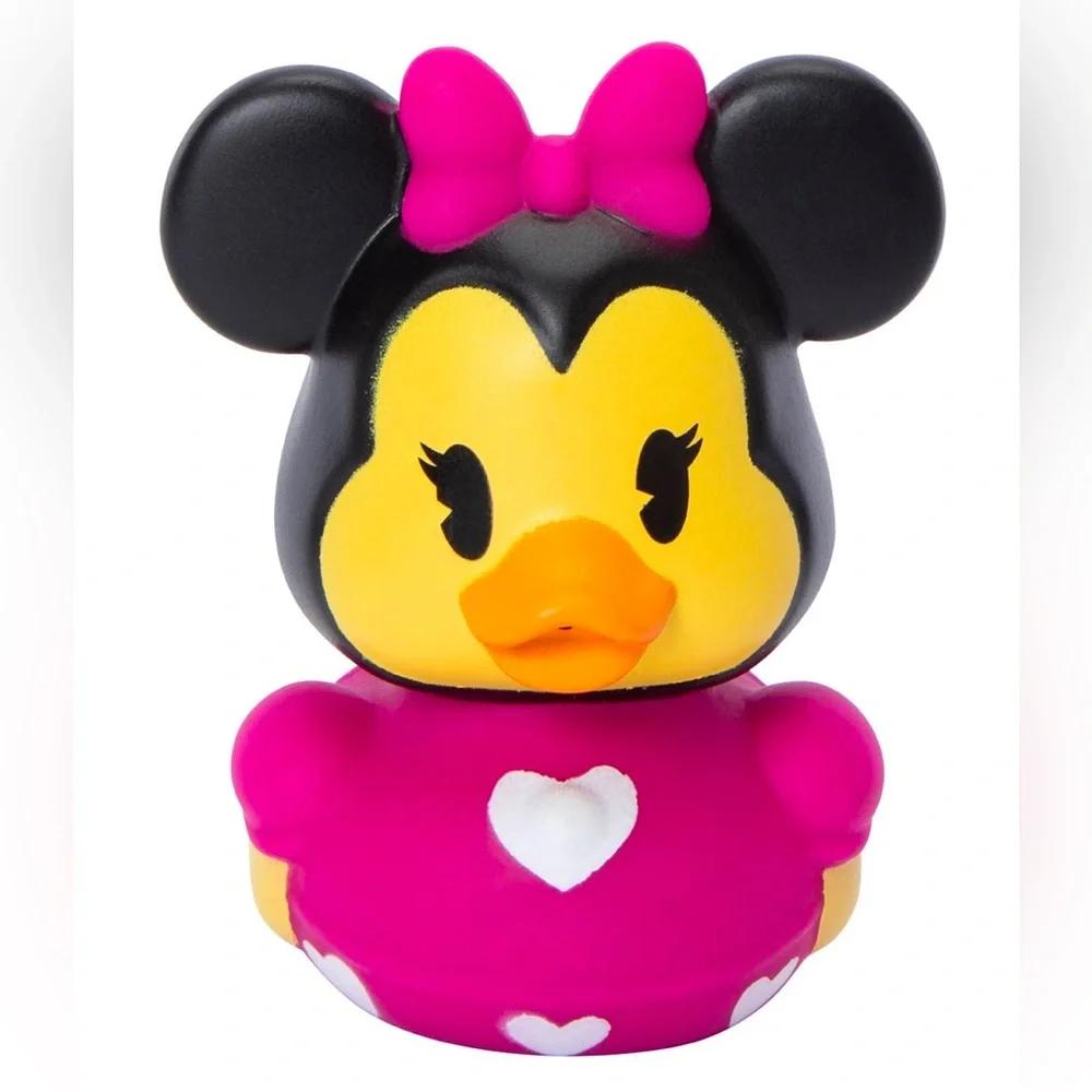 NEW! Disney Mickey Mouse and Minnie Mouse Hearts and Kisses Rubber Duck Set- NWT